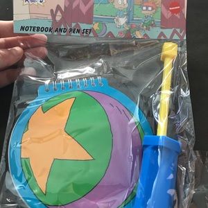 Collector’s edition Rugrats notebook and pen set.